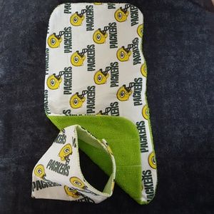 Green Bay Packers Baby Bib and Burp Cloth Gift Set